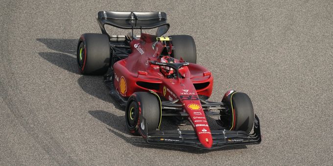 Der Ferrari F1-75 kommt 2022 in der Formel 1 zum Einsatz. Sainz Ferrari Formel 1