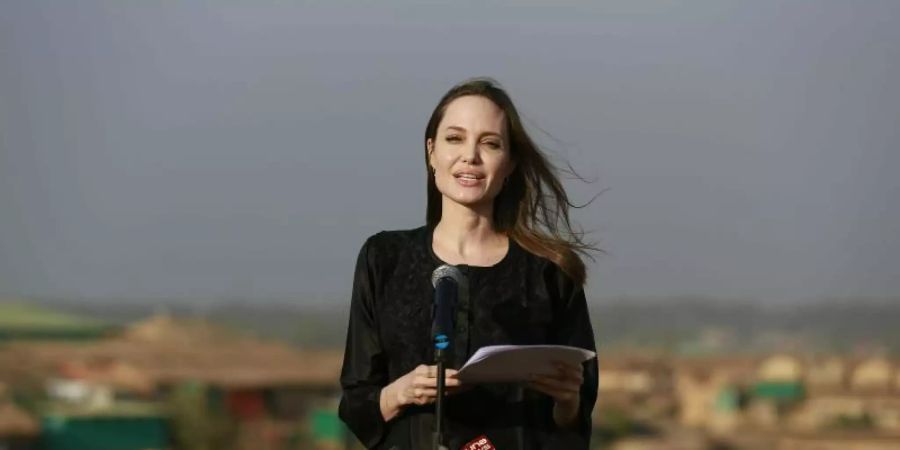 Angelina Jolie hat US-Präsident Trump schon oft scharf kritisiert. Foto: Uncredited/AP/dpa