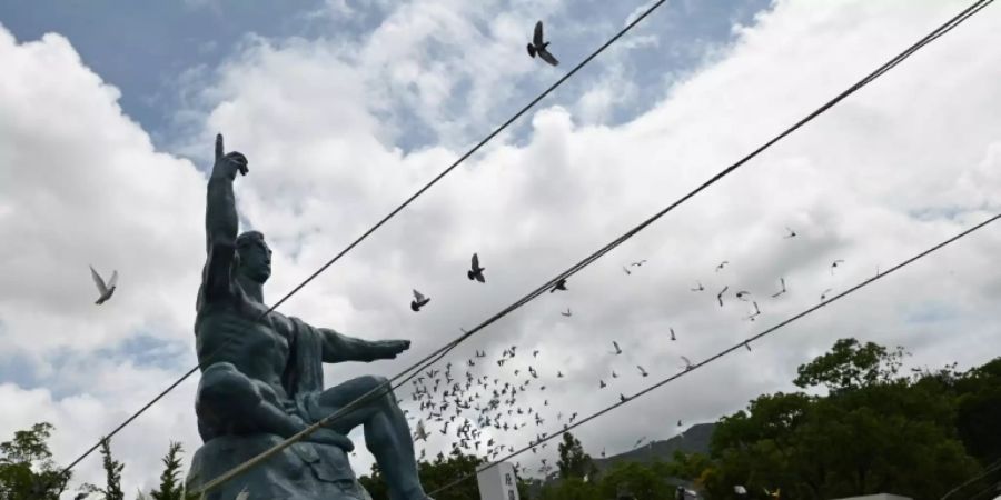 Gedenkzeremonie im Friedenspark von Nagasaki