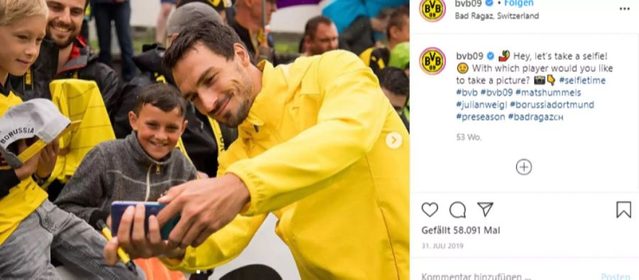 Fans sind 2020 bei den Trainings des BVB in Bad Ragaz nicht erlaubt.