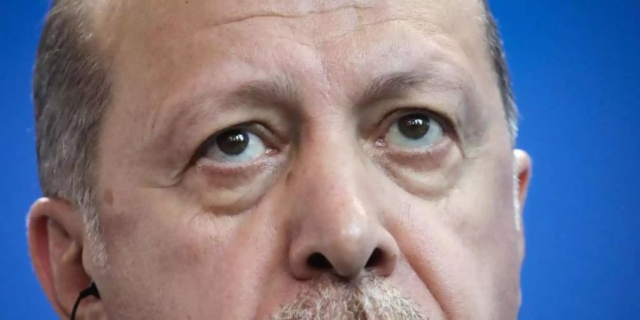 «Wir wissen, dass das Ziel nicht meine Person ist, sondern die Werte, die wir vertreten»: Recep Tayyip Erdogan. Foto: Michael Kappeler/dpa/Archiv