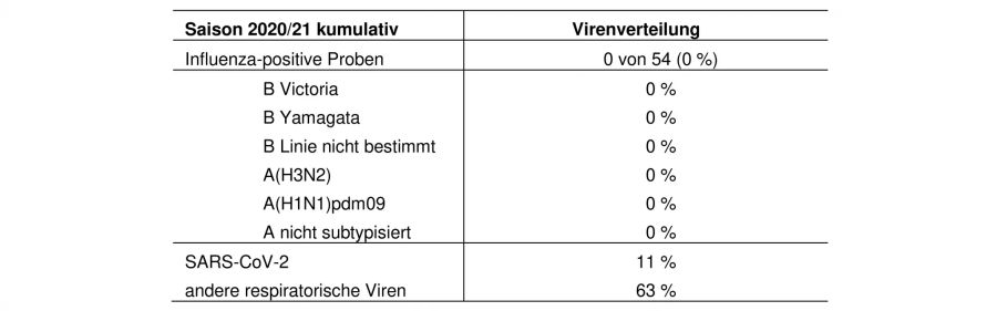 Influenza Subtypen Nachweis