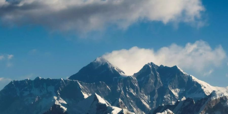 Blick auf den Everest im Februar 2020