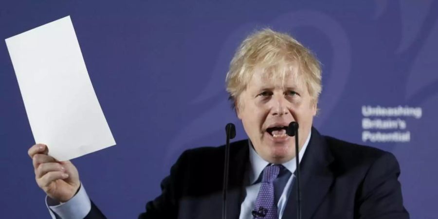 Kritiker werfen Boris Johnson vor, ein Grossmaul und schlechter Krisen-Manager zu sein, der beim Brexit einen Schlingerkurs fahre. Foto: Frank Augstein/AP/dpa