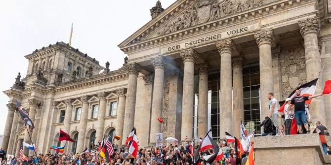 coronavirus demo reichstag