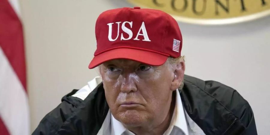 US-Präsident Donald Trump kündigt einen Besuch in Kenosha an. Foto: Alex Brandon/AP/dpa
