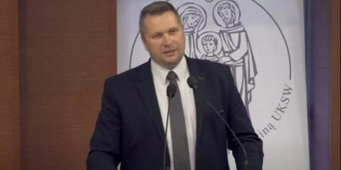 Przemyslaw Czarnek, Polens künftiger Bildungsminister, hat sich mit dem Coronavirus infiziert. Przemyslaw Czarnek