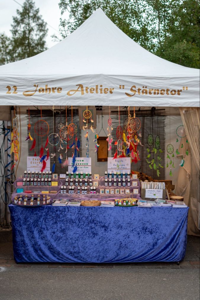Das Atelier Stärnetor an der Kartbahn Chilbi.