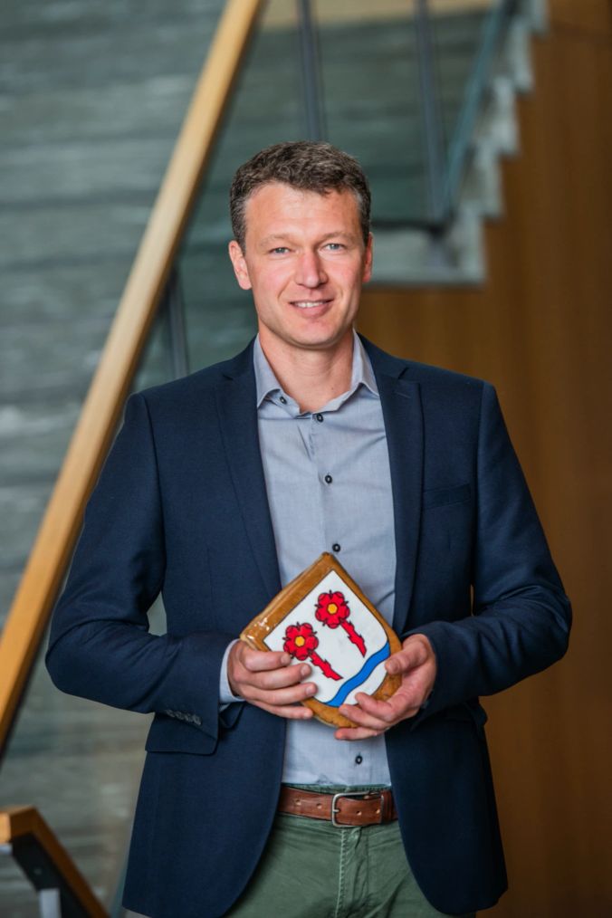 Wiedergewählter Schulpräsident Luca Eberle