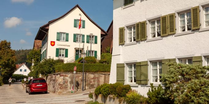 Das Gemeindehaus in Oetwil an der Limmat. Das Gemeindehaus in Oetwil an der Limmat.