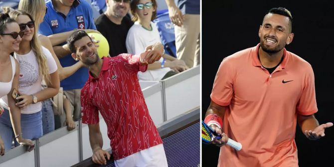 Nick Kyrgios Novak Djokovic