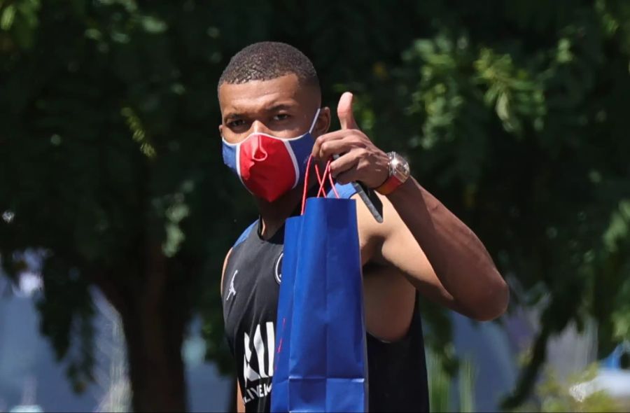 Kylian Mbappé wurde positiv auf das Coronavirus getestet.