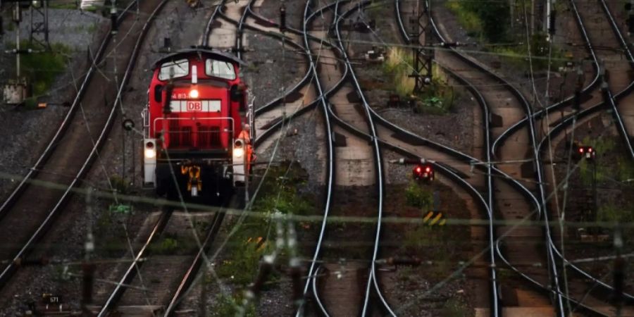 Rangierlok der Deutschen Bahn