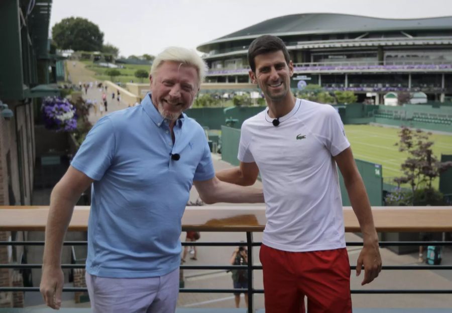 Von 2013 bis 2016 war Boris Becker Trainer von Novak Djokovic.