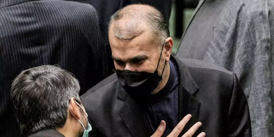 Hossein Amir-Abdollahian am 21. August in Teheran