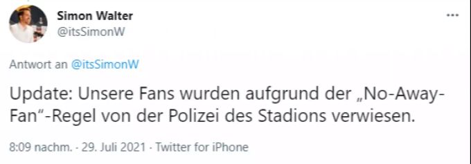 Simon Walter, Medienchef des FC Basel, bestätigt den Rauswurf auf Twitter. FC Basel