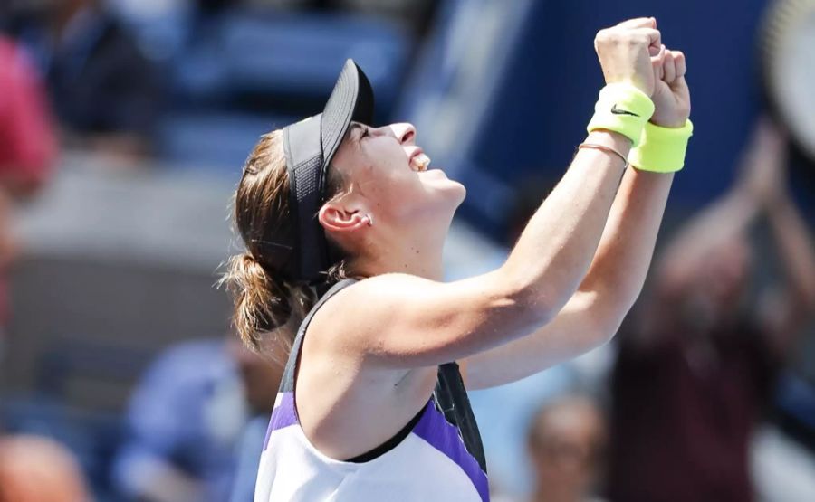 Belinda Benicic will in diesem Jahr an den US Open wieder jubeln können. (Archivbild US Open 2019)