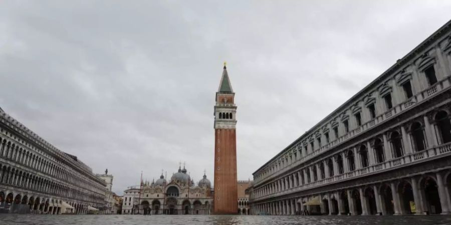 Klima- und Meeresforscher prognostizieren für die Region Venedig einen Anstieg des Meeresspiegels um mehr als einen Meter bis 2100. Foto: Lapresse/Anteo Marinoni/LaPresse via ZUMA Press/dpa