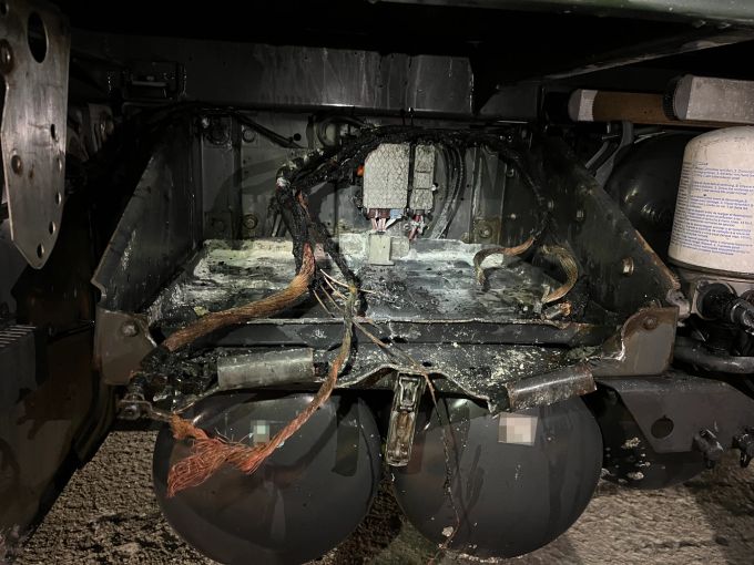 Beim Brand entstand ein Sachschaden. Beim Brand entstand ein Sachschaden.