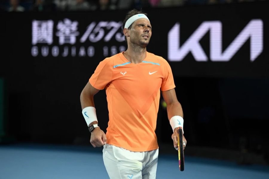 Rafael Nadal musste schon in der zweiten Runde gegen Mackenzie McDonald die Segel streichen.