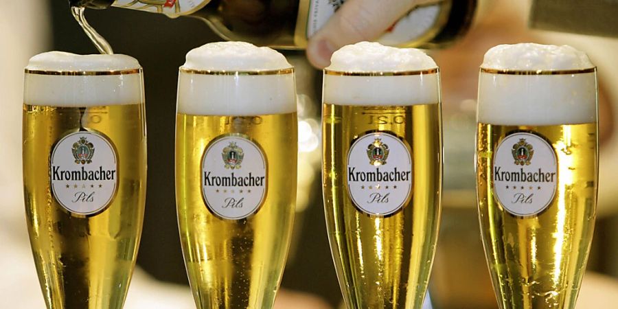 In Deutschland durfte Pils immer Pils heissen: Ausschank von Krombacher Pils. (Archivbild)