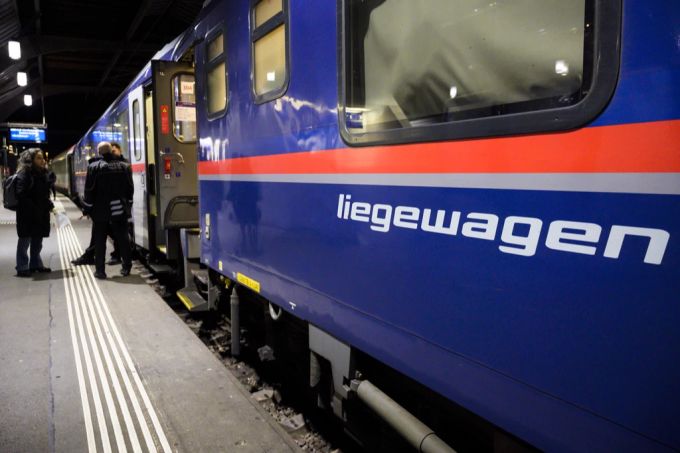 Zug Verspätungen Nachtzug