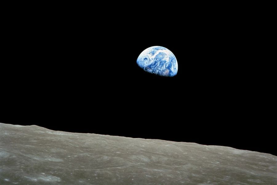 Earthrise Apollo Erde Mond