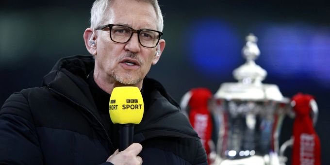 Gary Lineker ist TV-Experte für die BBC. gary lineker