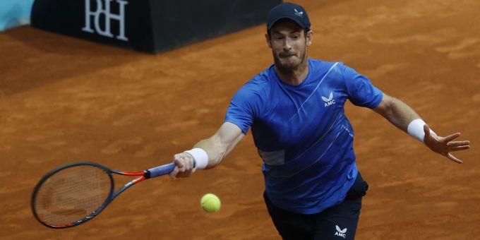 Andy Murray kann in Madrid nicht gegen Djokovic antreten. Djokovic Murray