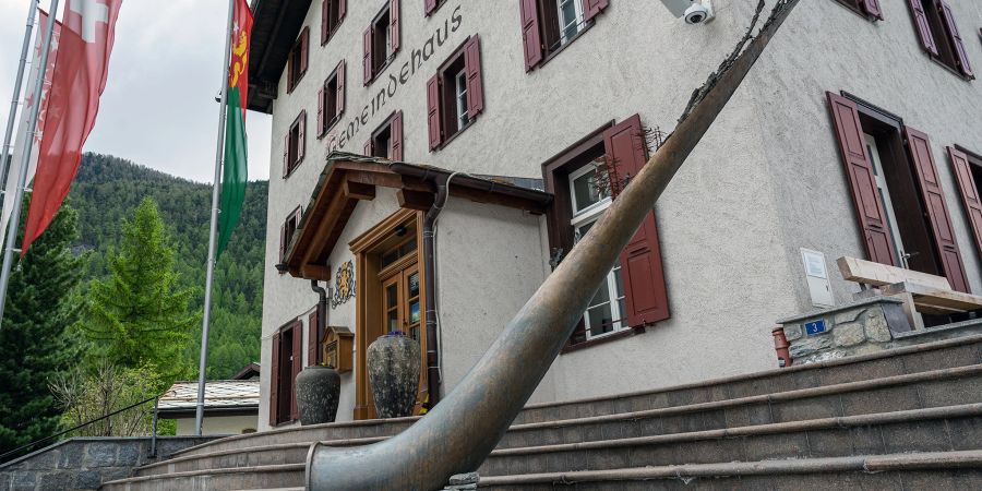 Das Gemeindehaus in Zermatt.