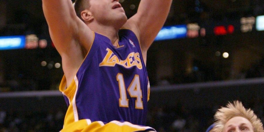 Stanislaw «Slawa» Medwedenko in Aktion für die Los Angeles Lakers.