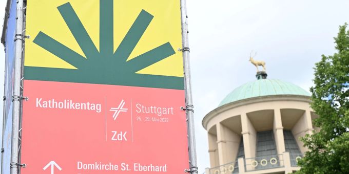 Katholikentag steht in diesem Jahr auch im Zeichen des Ukraine-Kriegs. Katholikentag steht in diesem Jahr auch im Zeichen des Ukraine-Kriegs.