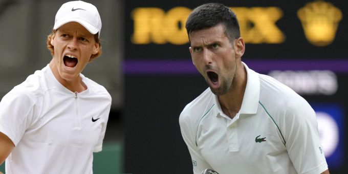 Fünfsatz-Krimi - Djokovic ringt Sinner im Wimbledon-Viertelfinal nieder