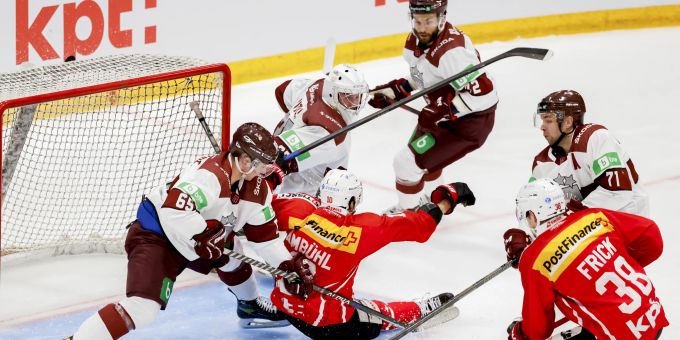 Die Schweizer Eishockey-Nati gewinnt das Testspiel gegen Lettland. Schweizer Nati