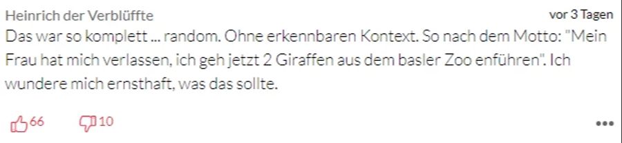 Einige Leser zeigen sich über die Aktion verwundert.