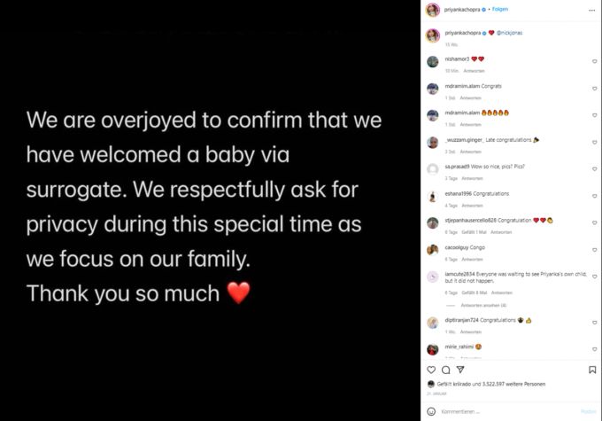 Im Januar wandten sich Priyanka Chopra und Nick Jonas auf Instagram mit einer Bitte an ihre Followers. Nick Jonas