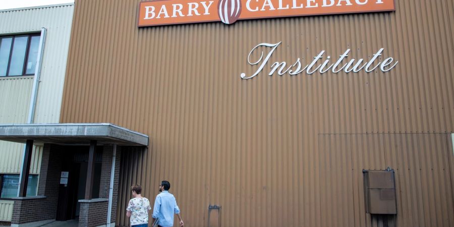 Aussenaufnahme des Werks von Barry Callebaut in Wieze. Der Schokoladenhersteller hat die Produktion in der Fabrik nach der Entdeckung von Salmonellen eingestellt.