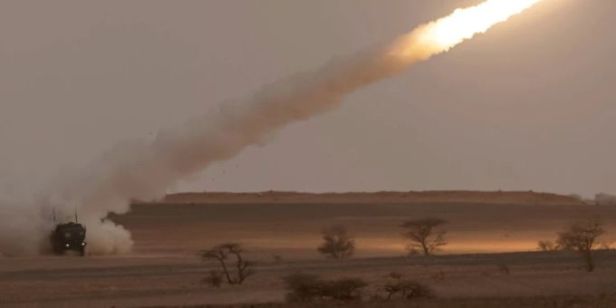 Himars-Waffensystem bei Übung in Marokko Himars-Waffensystem bei Übung in Marokko