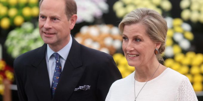 Prinz Edward, Earl of Wessex, und seine Frau Sophie, Countess of Wessex. Prinz Edward