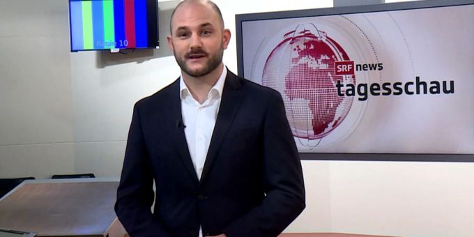 Michael Rauchenstein moderiert die Hauptausgabe der Tagesschau. Michael Rauchenstein