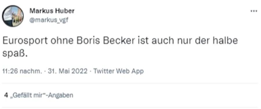 Boris Becker wird bei manchen Fans schwer vermisst.