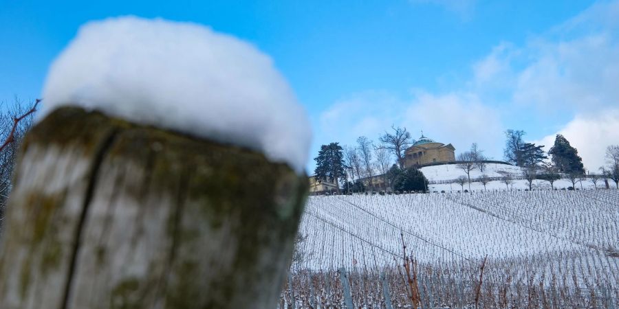 Auch in Suttgart hat es geschneit.