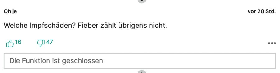 «Oh je» glaubt nicht an Impfschäden.