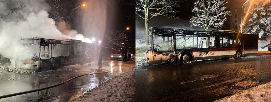 Sachschaden am Linienbus