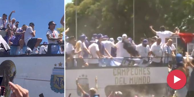 Angst um Weltmeister - Parade abgebrochen – Stars flüchten mit dem Heli