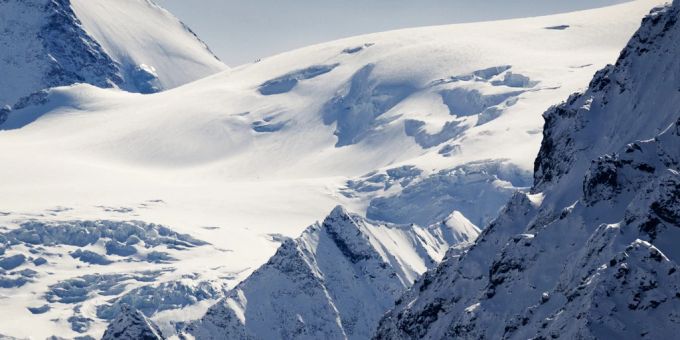 Die Unglücksstelle, bei der die erfrorenen Skitourengänger geborgen werden konnten.