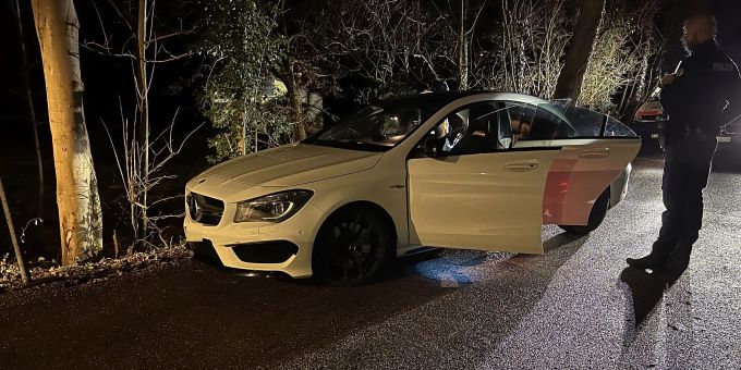 Strolchenfahrt durch Polizei beendet – Lenker angehalten. Kapo