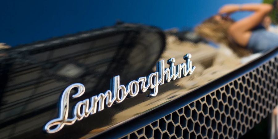 Lamborghini Autos Kaffee Waschbecken