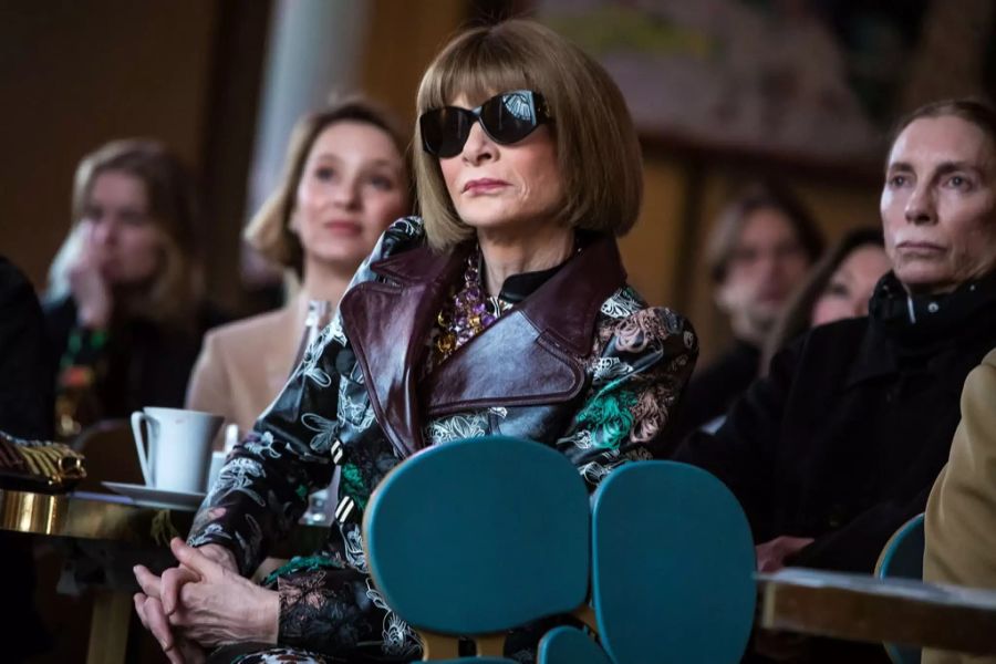 So kennen Fans Anna Wintour: mit ihrer übergrossen Sonnenbrille.