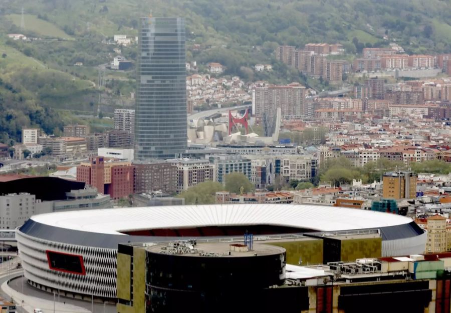 Das San Mamés in Bilbao, Spanien.